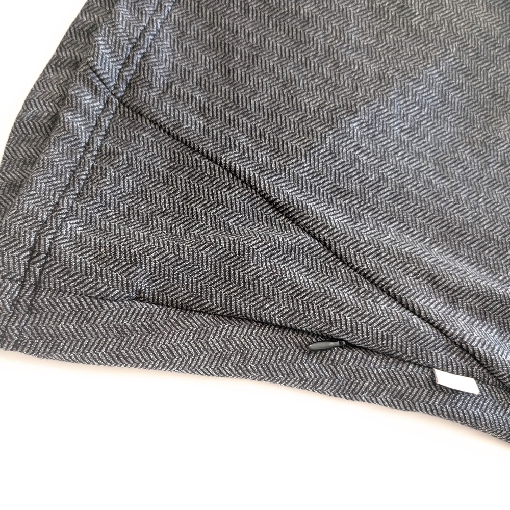 Mondetta Women's Lightweight Gray Chevron Athleisure Hoodie ~ Size Medium - Picture 9 of 11